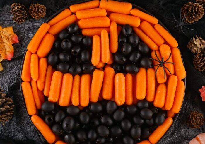 halloween veggie tray