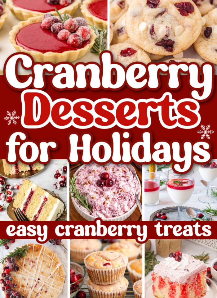 cranberry desserts