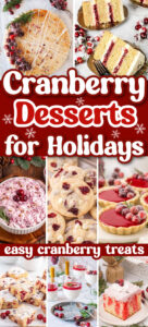cranberry dessert ideas easy