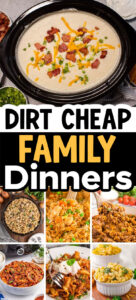 dirt cheap family dinners