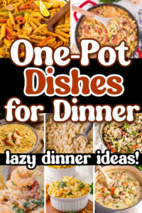 one pot dishes
