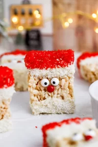 christmas rice krispie treats