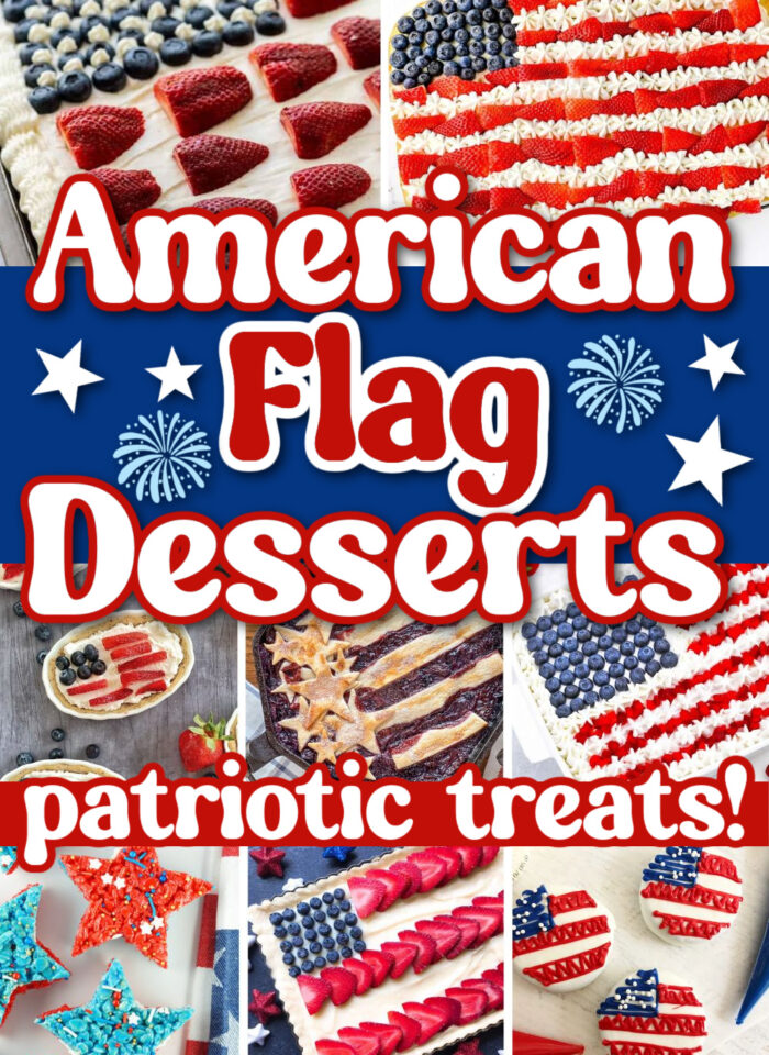 american flag desserts