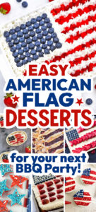 american flag desserts