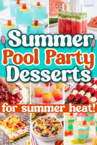 pool party desserts