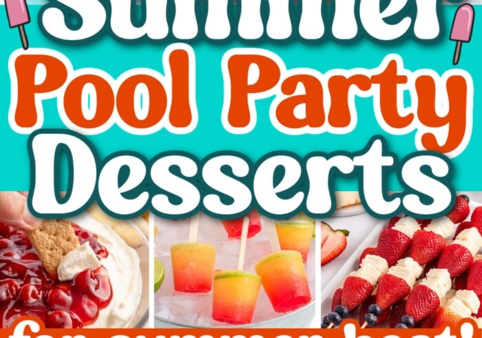 pool party desserts