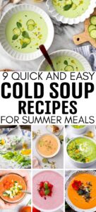 COLD SUMMER SOUPS