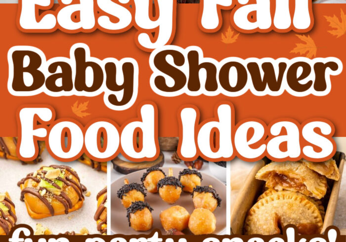 fall baby shower food ideas