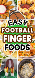 easy football finger food ideas