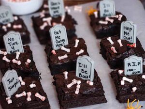 halloween brownies