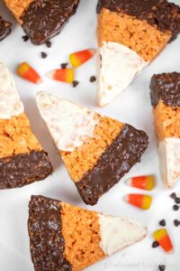 Halloween rice krispie treats
