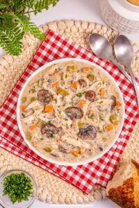 easy slow cooker chicken wild rice soup
