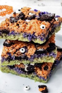Halloween rice krispie treats