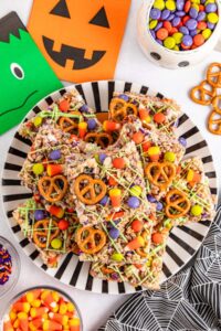Halloween rice krispie treats