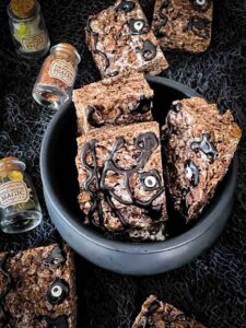 Halloween rice krispie treats