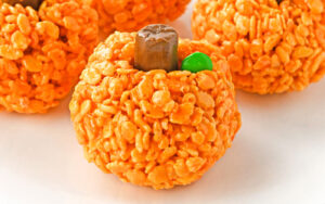 Halloween rice krispie treats