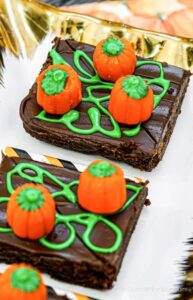 halloween brownies