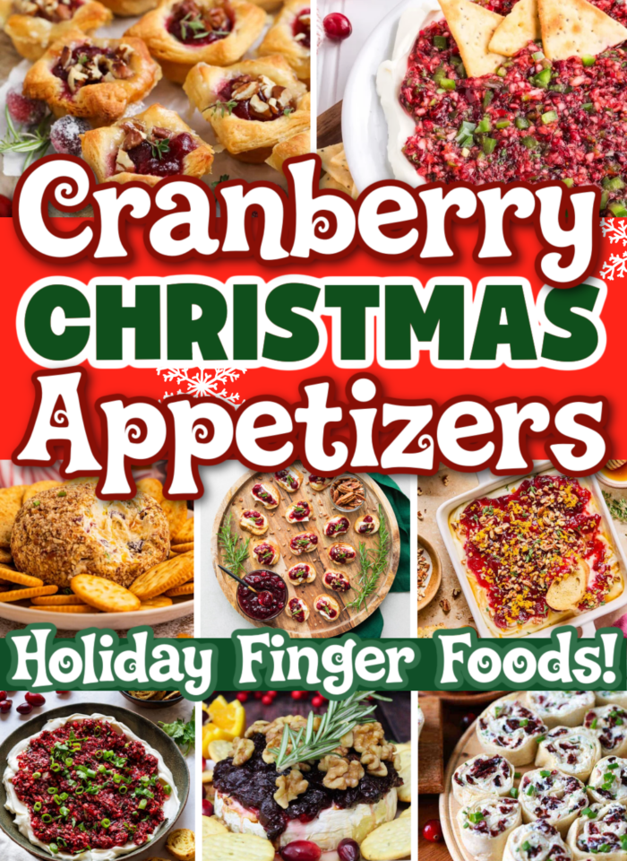 cranberry christmas appetizers