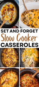 slow cooker crockpot casseroles