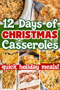 12 days of christmas casseroles