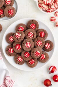 christmas hershey kiss cookies