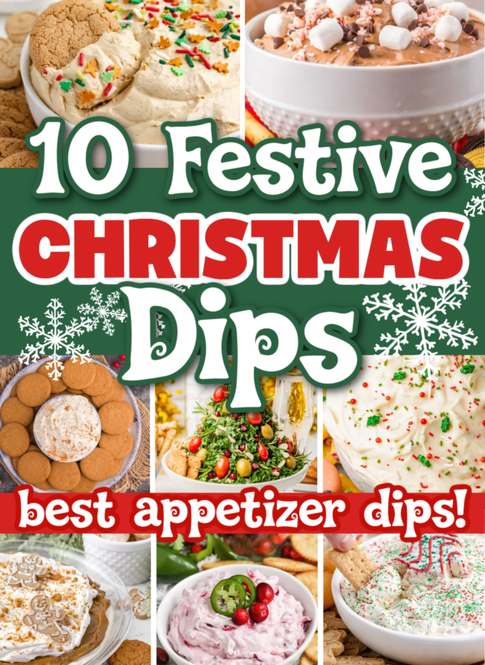 christmas themed dips