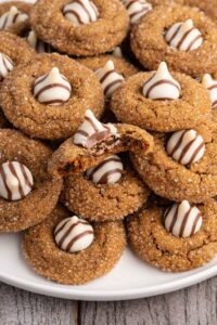christmas hershey kiss cookies