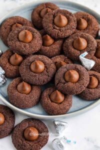 christmas hershey kiss cookies