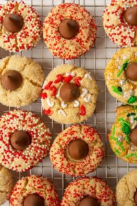 christmas hershey kiss cookies