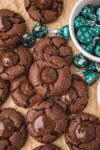christmas hershey kiss cookies