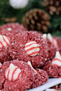 christmas hershey kiss cookies