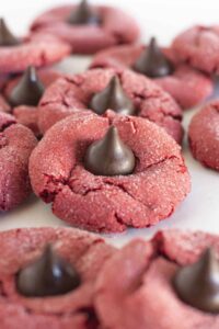 christmas hershey kiss cookies
