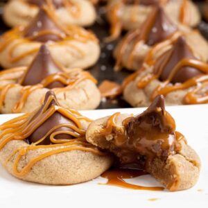 christmas hershey kiss cookies